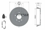Bremstrommel Hinterachse TEXTAR 94047800