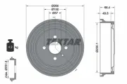 Bremstrommel Hinterachse TEXTAR 94048700