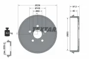 Bremstrommel Hinterachse TEXTAR 94049100