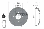 Bremstrommel Hinterachse TEXTAR 94049200