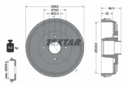 Bremstrommel Hinterachse TEXTAR 94049700