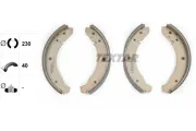 Bremsbackensatz TEXTAR 91007800