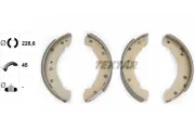 Bremsbackensatz Hinterachse TEXTAR 91015900