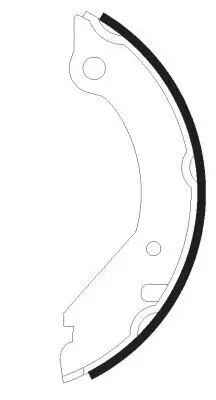 Bremsbackensatz, Feststellbremse Hinterachse TEXTAR 91017200 Bild Bremsbackensatz, Feststellbremse Hinterachse TEXTAR 91017200