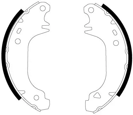 Bremsbackensatz TEXTAR 91031100