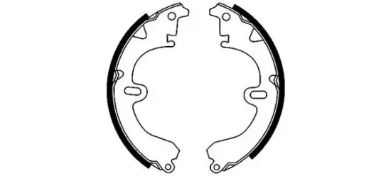 Bremsbackensatz Hinterachse TEXTAR 91032600 Bild Bremsbackensatz Hinterachse TEXTAR 91032600