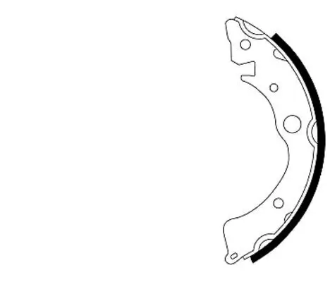 Bremsbackensatz Hinterachse TEXTAR 91034700