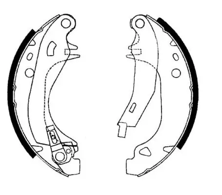 Bremsbackensatz TEXTAR 91038201