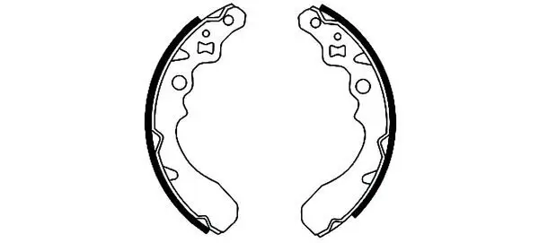 Bremsbackensatz Hinterachse TEXTAR 91038800