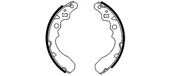 Bremsbackensatz Hinterachse TEXTAR 91038800 Bild Bremsbackensatz Hinterachse TEXTAR 91038800