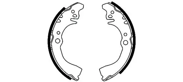 Bremsbackensatz Hinterachse TEXTAR 91038900