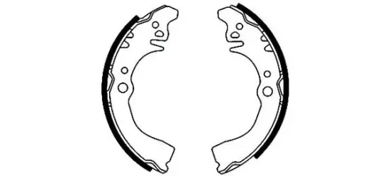 Bremsbackensatz Hinterachse TEXTAR 91038900 Bild Bremsbackensatz Hinterachse TEXTAR 91038900