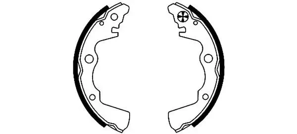 Bremsbackensatz Hinterachse TEXTAR 91040900