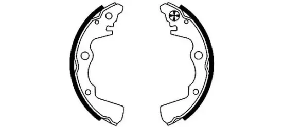Bremsbackensatz Hinterachse TEXTAR 91040900 Bild Bremsbackensatz Hinterachse TEXTAR 91040900