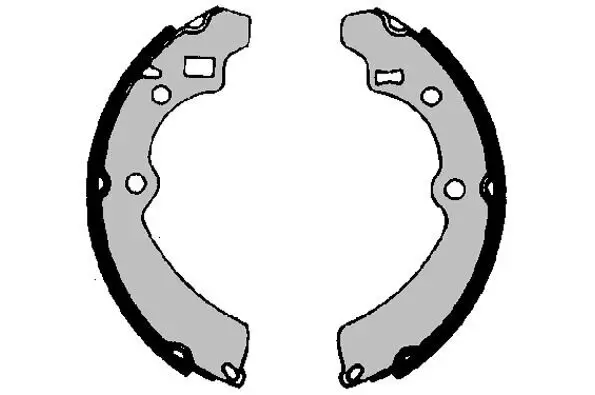 Bremsbackensatz Hinterachse TEXTAR 91041200