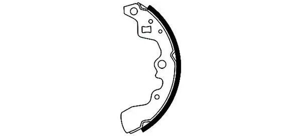 Bremsbackensatz Hinterachse TEXTAR 91042700