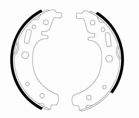 Bremsbackensatz Vorderachse TEXTAR 91043000 Bild Bremsbackensatz Vorderachse TEXTAR 91043000