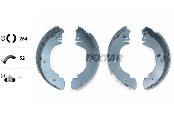 Bremsbackensatz Hinterachse TEXTAR 91044100