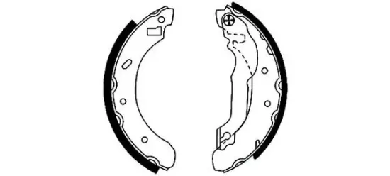 Bremsbackensatz Hinterachse TEXTAR 91046100 Bild Bremsbackensatz Hinterachse TEXTAR 91046100