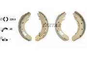 Bremsbackensatz Hinterachse TEXTAR 91046400