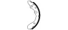Bremsbackensatz Hinterachse TEXTAR 91047400 Bild Bremsbackensatz Hinterachse TEXTAR 91047400