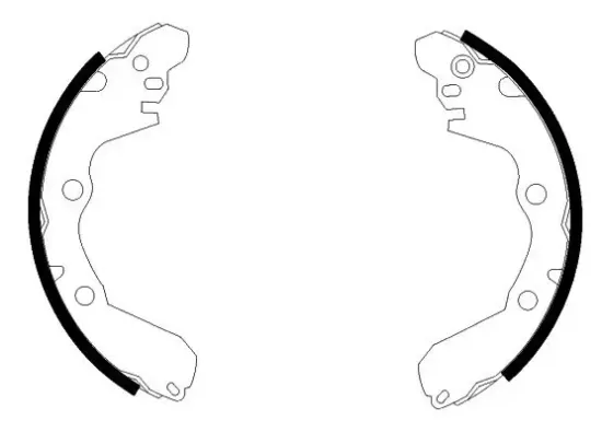 Bremsbackensatz Hinterachse TEXTAR 91047500 Bild Bremsbackensatz Hinterachse TEXTAR 91047500