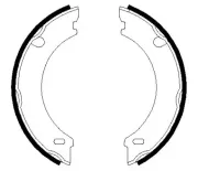 Bremsbackensatz, Feststellbremse Hinterachse TEXTAR 91048301