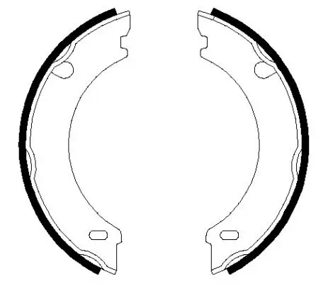 Bremsbackensatz, Feststellbremse Hinterachse TEXTAR 91048301 Bild Bremsbackensatz, Feststellbremse Hinterachse TEXTAR 91048301