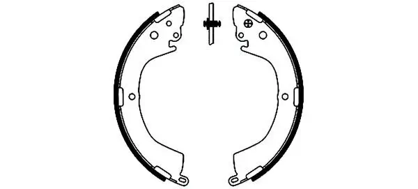 Bremsbackensatz Hinterachse TEXTAR 91050600