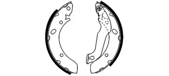 Bremsbackensatz Hinterachse TEXTAR 91052300 Bild Bremsbackensatz Hinterachse TEXTAR 91052300