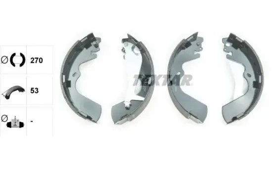 Bremsbackensatz Hinterachse TEXTAR 91055300 Bild Bremsbackensatz Hinterachse TEXTAR 91055300