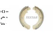 Bremsbackensatz, Feststellbremse Hinterachse TEXTAR 91055700