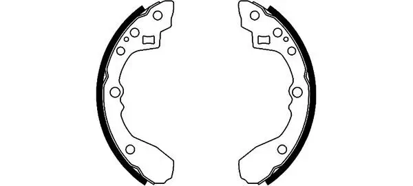 Bremsbackensatz Hinterachse TEXTAR 91056100