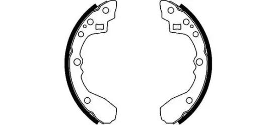 Bremsbackensatz Hinterachse TEXTAR 91056100 Bild Bremsbackensatz Hinterachse TEXTAR 91056100