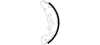 Bremsbackensatz Hinterachse TEXTAR 91057600 Bild Bremsbackensatz Hinterachse TEXTAR 91057600