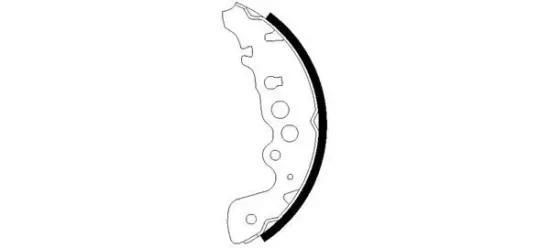 Bremsbackensatz Hinterachse TEXTAR 91057600 Bild Bremsbackensatz Hinterachse TEXTAR 91057600