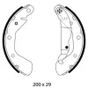 Bremsbackensatz Hinterachse TEXTAR 91058100 Bild Bremsbackensatz Hinterachse TEXTAR 91058100