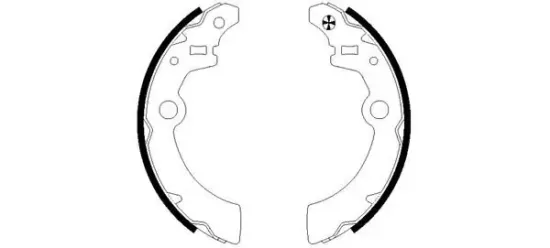 Bremsbackensatz Hinterachse TEXTAR 91058500 Bild Bremsbackensatz Hinterachse TEXTAR 91058500