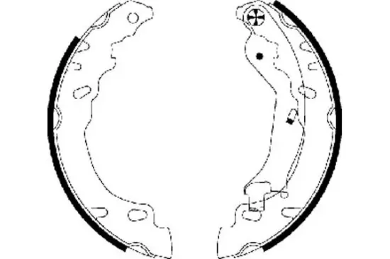 Bremsbackensatz Hinterachse TEXTAR 91064600 Bild Bremsbackensatz Hinterachse TEXTAR 91064600