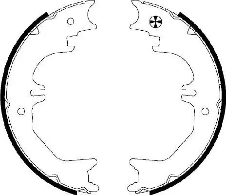Bremsbackensatz, Feststellbremse Hinterachse TEXTAR 91066200 Bild Bremsbackensatz, Feststellbremse Hinterachse TEXTAR 91066200