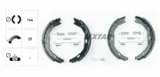 Bremsbackensatz, Feststellbremse Hinterachse TEXTAR 91066900