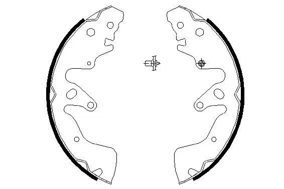 Bremsbackensatz Hinterachse TEXTAR 91068700