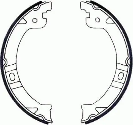 Bremsbackensatz, Feststellbremse Hinterachse TEXTAR 91069600 Bild Bremsbackensatz, Feststellbremse Hinterachse TEXTAR 91069600