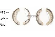 Bremsbackensatz Hinterachse TEXTAR 91071400