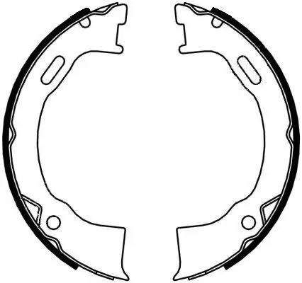 Bremsbackensatz, Feststellbremse Hinterachse TEXTAR 91071500 Bild Bremsbackensatz, Feststellbremse Hinterachse TEXTAR 91071500