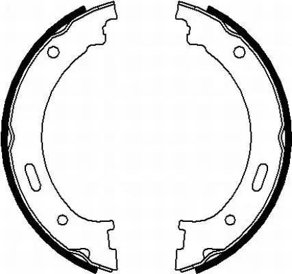 Bremsbackensatz, Feststellbremse Hinterachse TEXTAR 91073300 Bild Bremsbackensatz, Feststellbremse Hinterachse TEXTAR 91073300