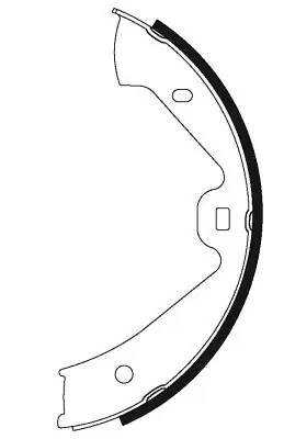 Bremsbackensatz, Feststellbremse Hinterachse TEXTAR 91074700 Bild Bremsbackensatz, Feststellbremse Hinterachse TEXTAR 91074700
