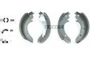 Bremsbackensatz Hinterachse TEXTAR 91075600