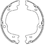 Bremsbackensatz, Feststellbremse Hinterachse TEXTAR 91076000