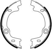 Bremsbackensatz, Feststellbremse Hinterachse TEXTAR 91076400